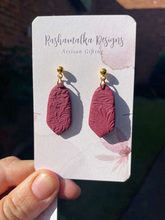 Cherry Red Fauna Dangles