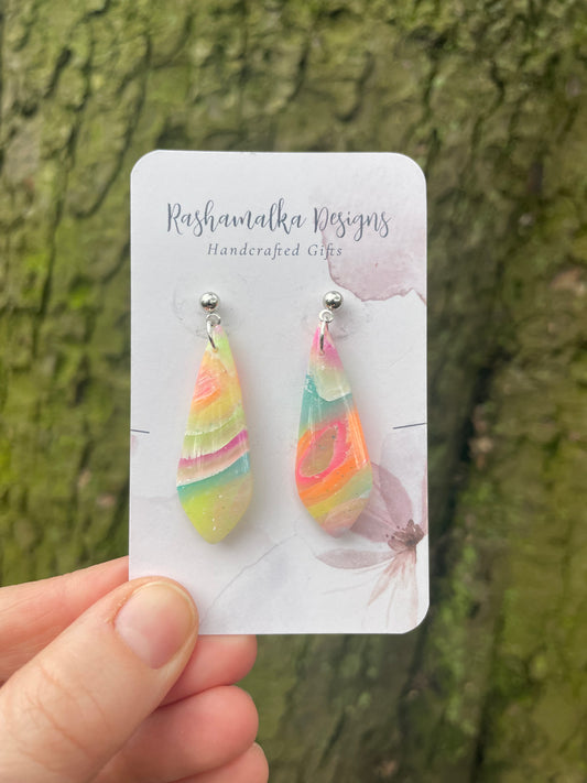 Rave Long teardrop Dangles